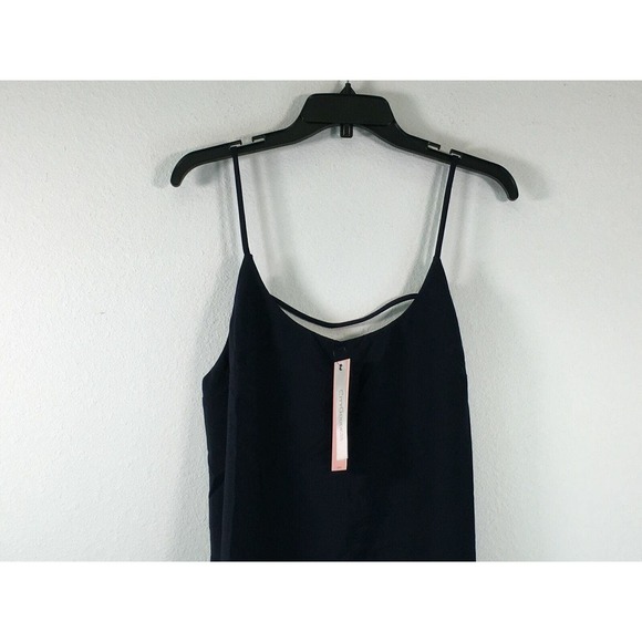 City Goddess Goddiva Mini A Line Strappy Cami Shift Dress- Women's Size 10-Blue - Picture 3 of 7